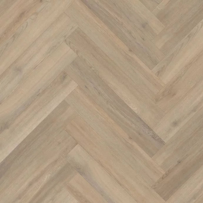 Herringbone Camaro Rigid Core Click LVT - Naked Blond Oak