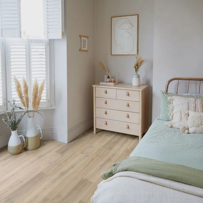 Camaro Rigid Core Click LVT - Naked Blond Oak