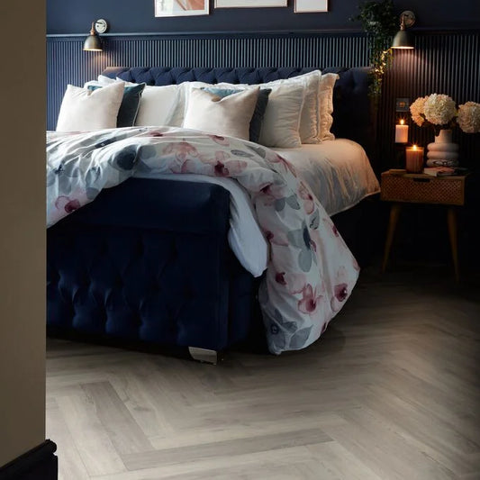 Herringbone Camaro Rigid Core Click LVT - Westchester Oak